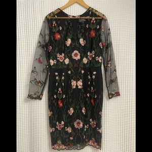 Flower Lace Dress | Size 10